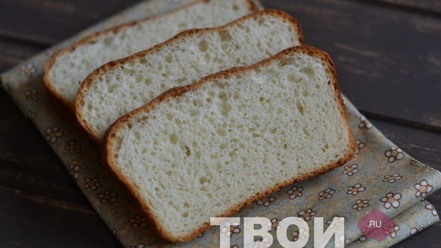 Рецепт молочный хлеб