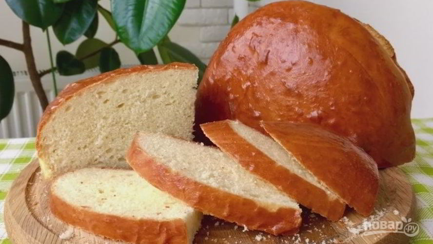 Рецепт очень вкусный домашний хлеб на кислом молоке