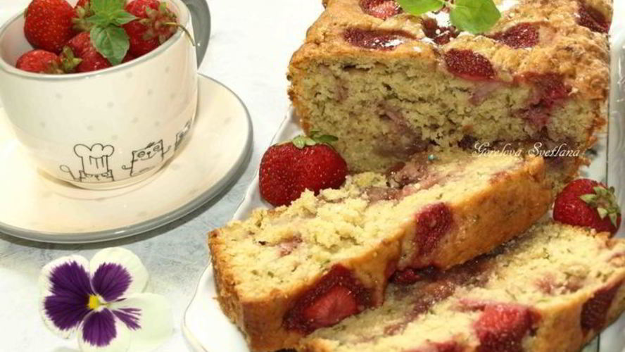 Рецепт огуречно-клубничный хлеб