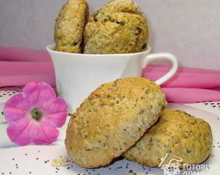 Овсяные сконы с маком