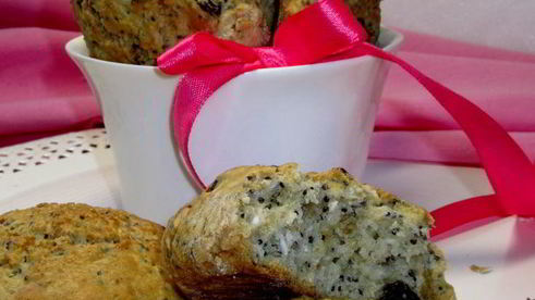 овсяные сконы с маком