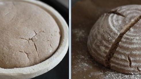 ржаной хлеб на темном пиве и на ржаной закваске