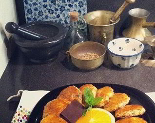 Сконы с курагой, шоколадом и апельсиновой цедрой