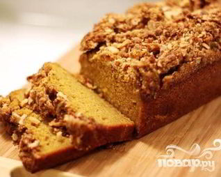 Тыквенный хлеб с посыпкой