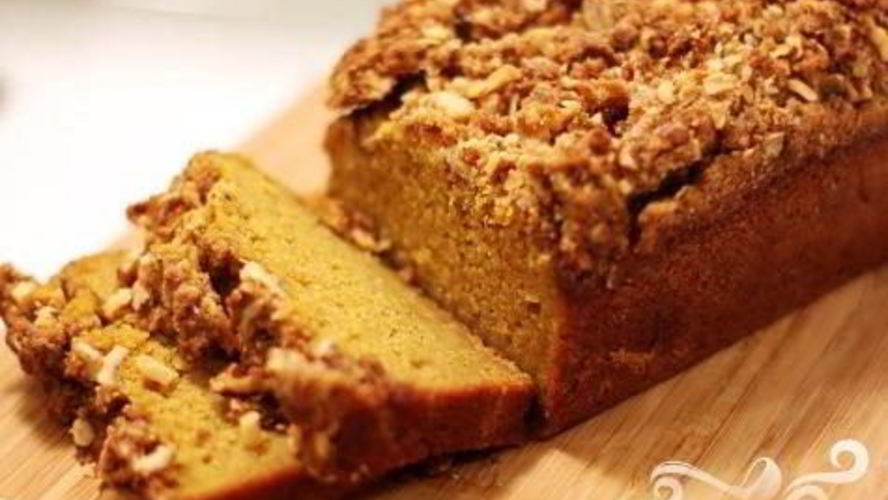 Рецепт тыквенный хлеб с посыпкой