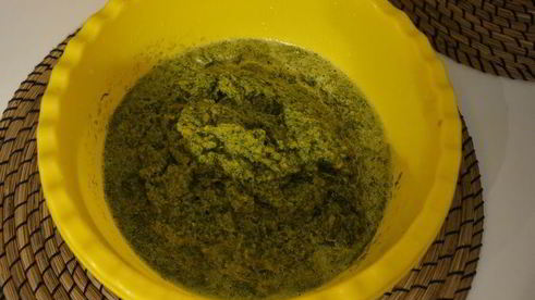 зеленые хлебцы с семечками