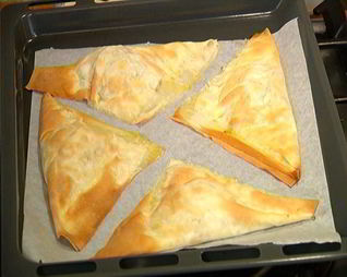 Хрустящие конвертики с раковыми шейками