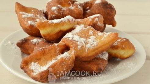 хворост на сметане