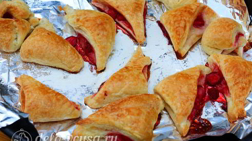 клубничные слойки