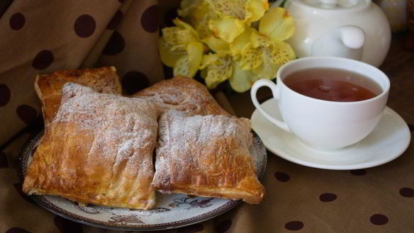 Рецепт Конвертики из слоеного бездрожжевого теста