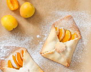 Конвертики с абрикосами