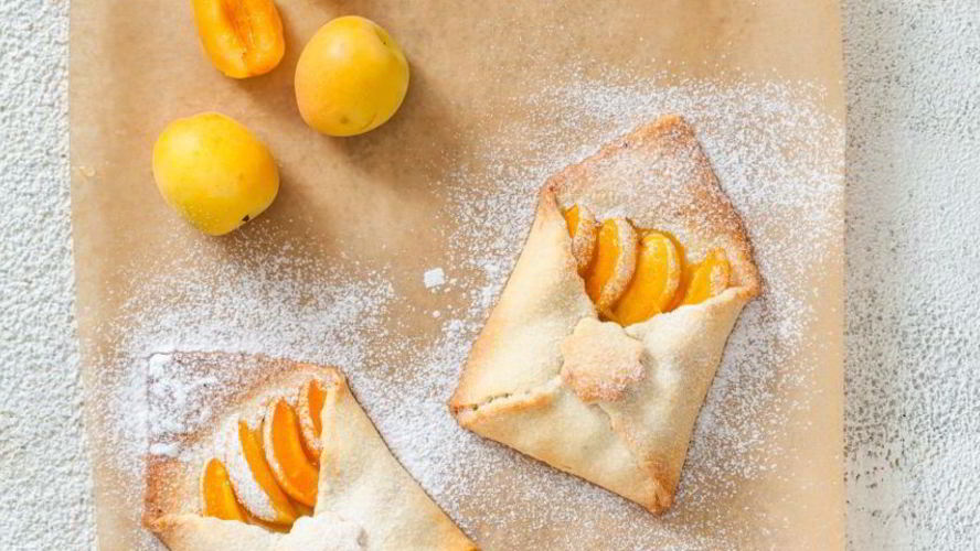 Рецепт конвертики с абрикосами