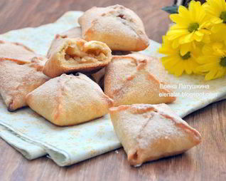 Конвертики с карамельными яблочками