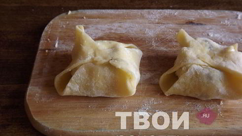 конвертики с творогом