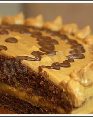 Коржи с вареной сгущенкой