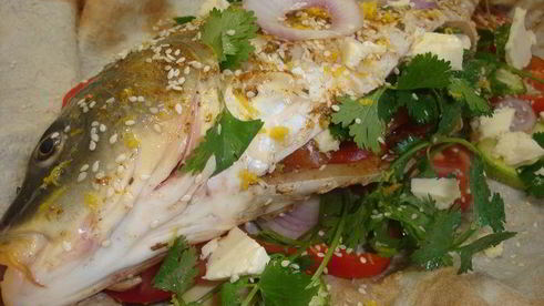 фирменный карп в лаваше