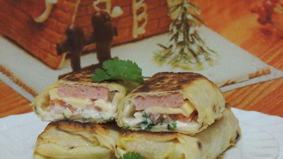 Рецепт Горячий лаваш с начинкой