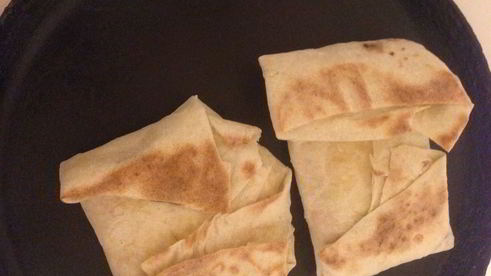 кентельки из лаваша с крабовым салатом