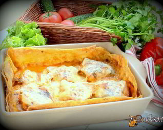 Курочка, запеченная в лаваше