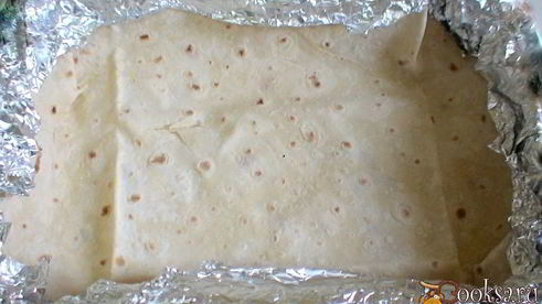 курочка, запеченная в лаваше