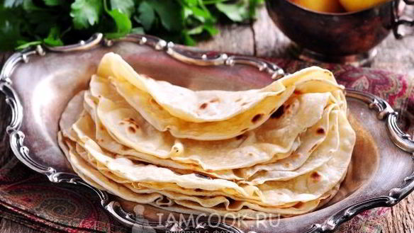 Рецепт Лаваш для шаурмы