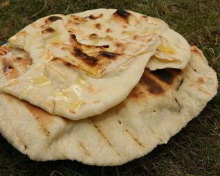 Лаваш на гриле