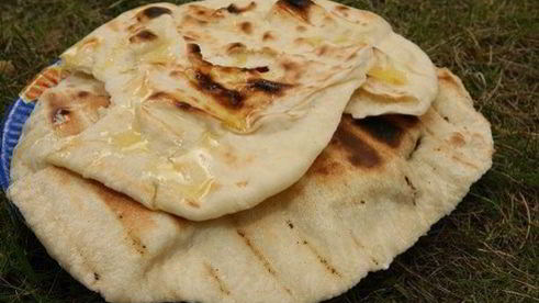 лаваш на гриле