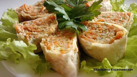 Рецепт Лаваш пикантный