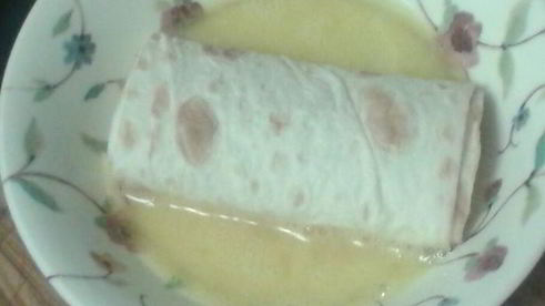 лаваш под грилем с сырной корочкой