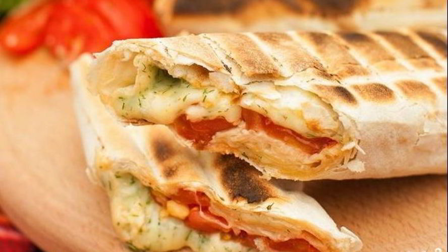 Рецепт лаваш с адыгейским сыром и зеленью