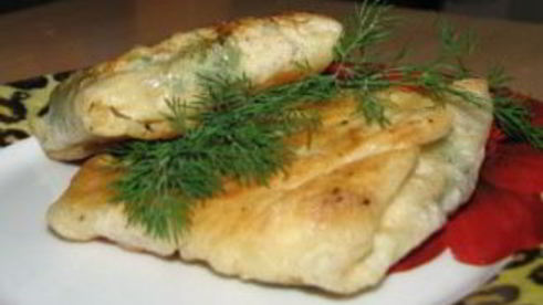 лаваш с брынзой и помидорами