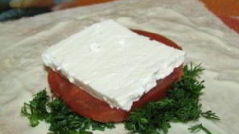 лаваш с брынзой