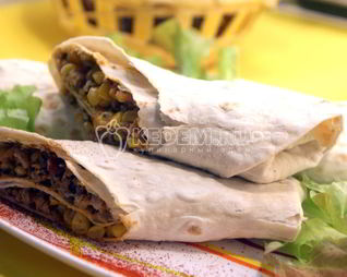 Лаваш с фаршем