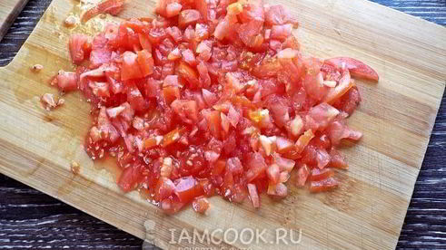 лаваш с корейской морковкой и ветчиной