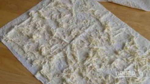 лаваш с красной рыбой и огурцом