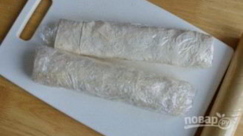 лаваш с красной рыбой и огурцом