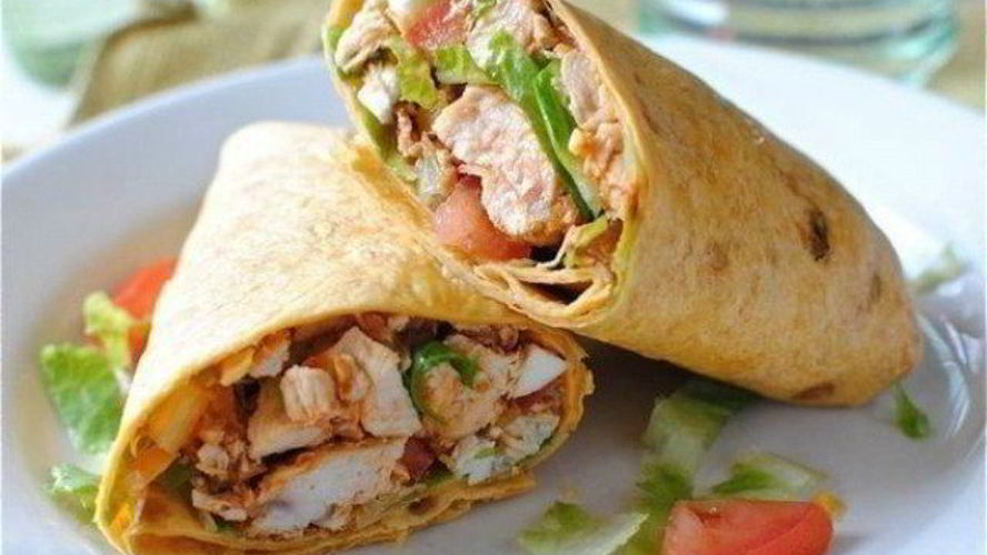 Рецепт лаваш с курицей и овощами