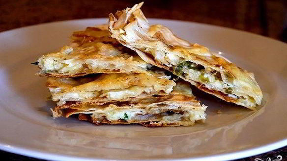 Рецепт Лаваш с луком и сыром