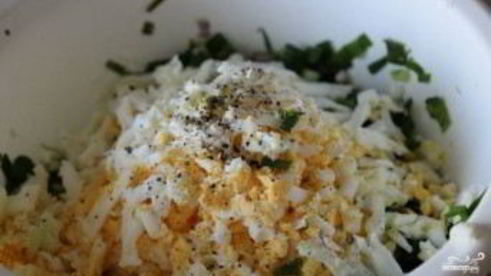 лаваш с луком и яйцом