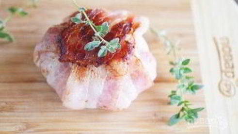 лаваш с начинкой в беконе