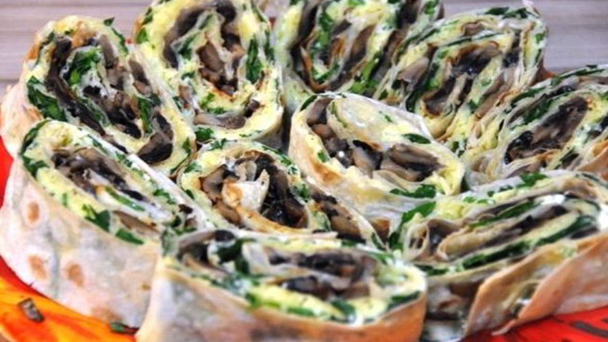 Рецепт лаваш с овощами