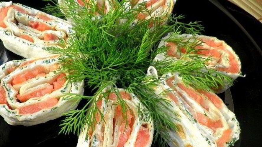 Рецепт лаваш с семгой