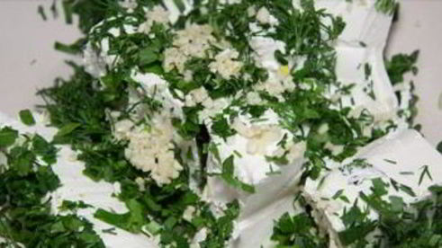 лаваш с сыром и чесноком