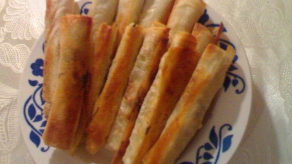 Рецепт Лаваш с сыром и зеленью