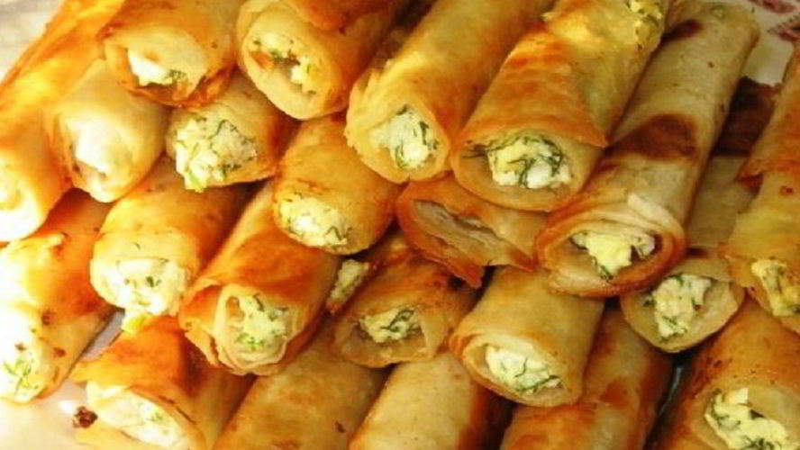 Рецепт лаваш с творогом и зеленью