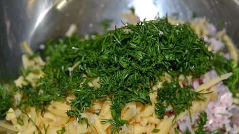 лаваш с ветчиной и сыром