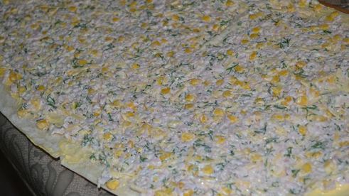 лаваш с ветчиной и сыром