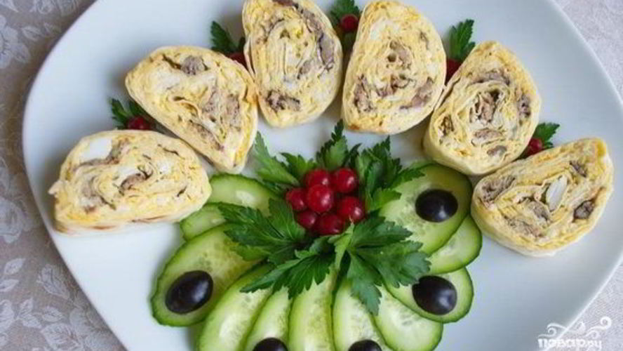 Рецепт лаваш со шпротами