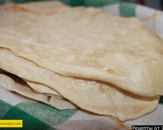 Постный лаваш