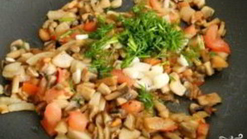 рулетики из лаваша с грибами